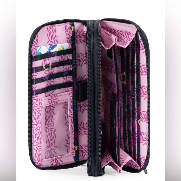 Lug Splits XL Wallet. Boho Floral Black. NWOT - Picture 2 of 10